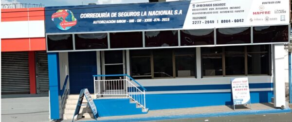 Oficina central de Correduría de Seguros La Nacional, S.A. en Altamira, Managua